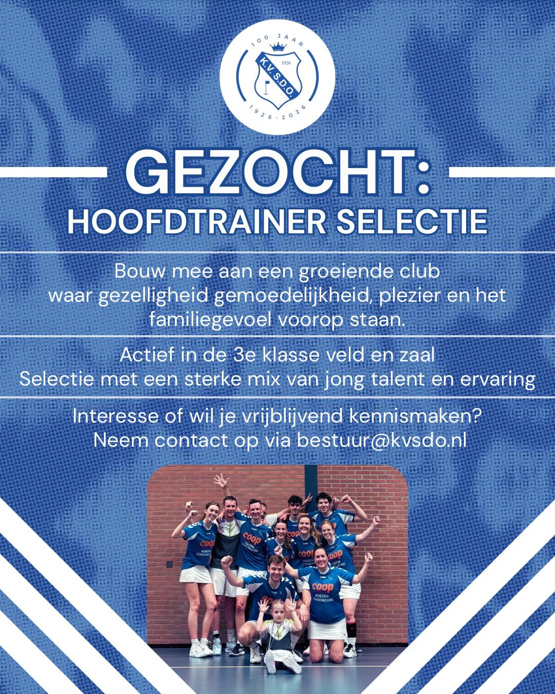 Hoofdtrainer Selectie
